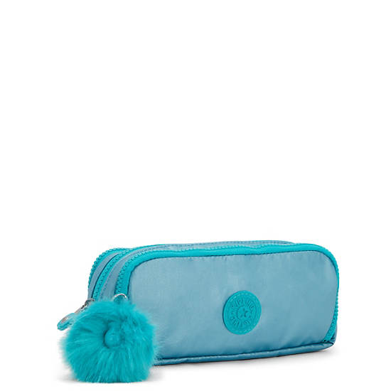 Kipling Gitroy Metallic Pencil Case Vesker Turkis | NO 1311DF